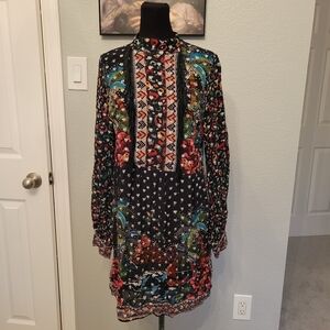 Farm Rio Long Sleeve Dress